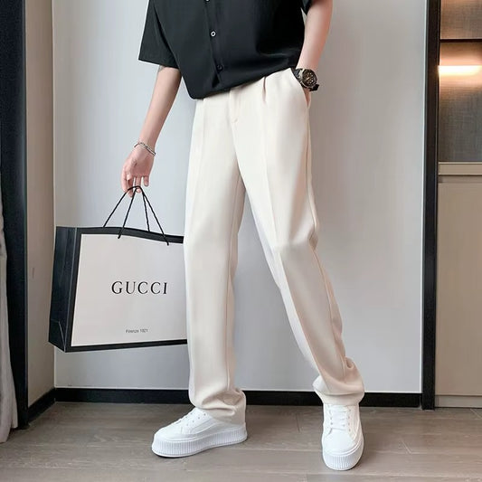 relaxed fit men trouser korean style